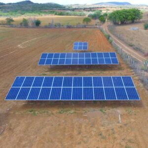 Placas solares da Nimbus para captar energia solar e converter em energia elétrica